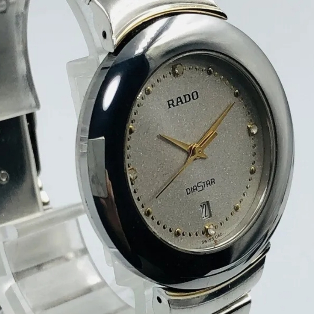 RADO Women's DIASTAR Quartz Watch St.Steel Date - Picture 6 of 13